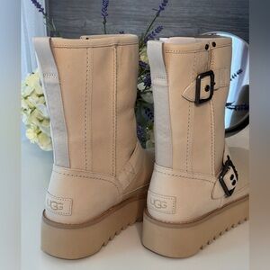 UGG CLASSIC REBEL BIKER BOOTS | Size 8